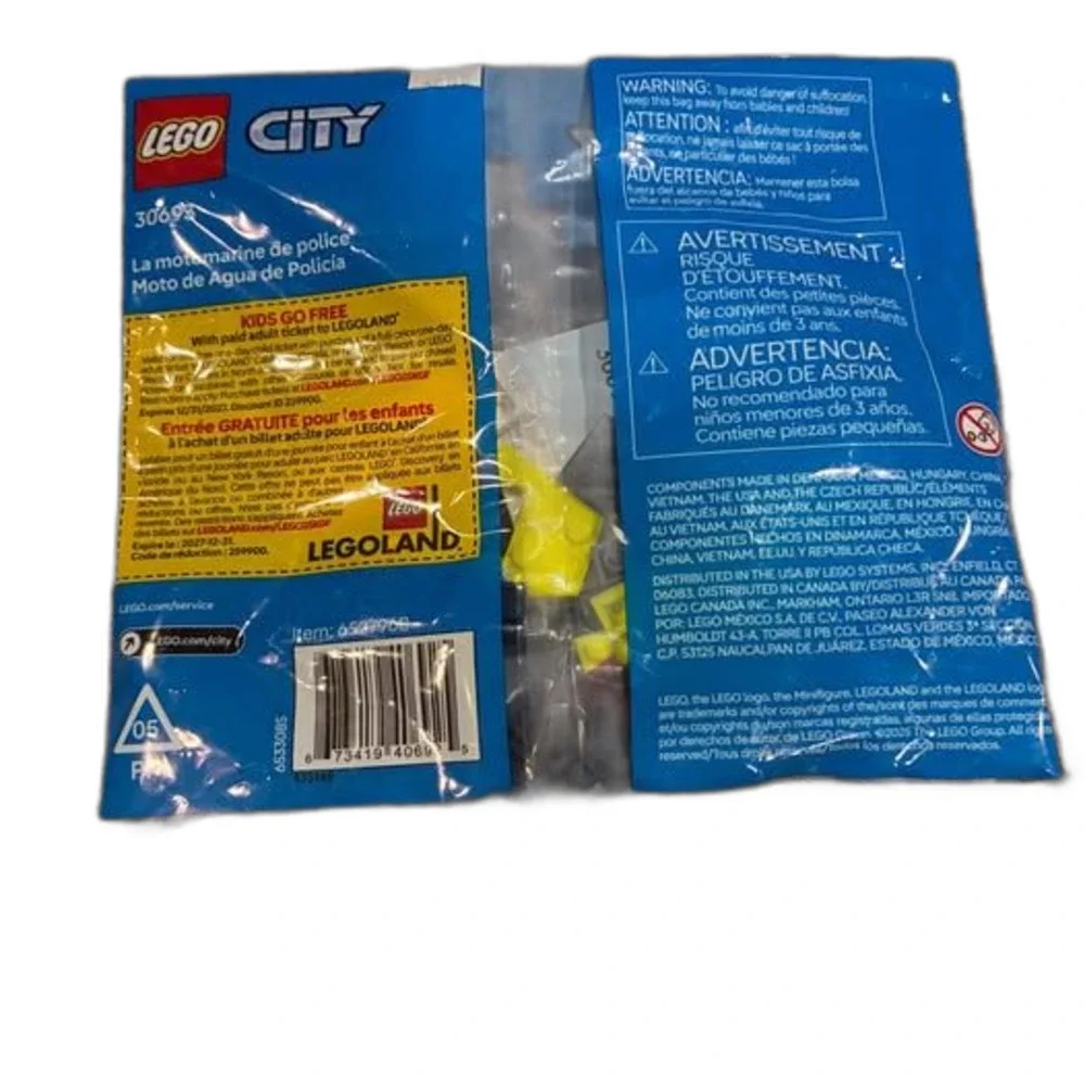 LEGO City Police Water Scooter 30693 (New/Sealed)